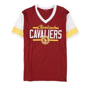 Mitchell & Ness Womens NBA Team Graphic T-Shirt, Red, NWT